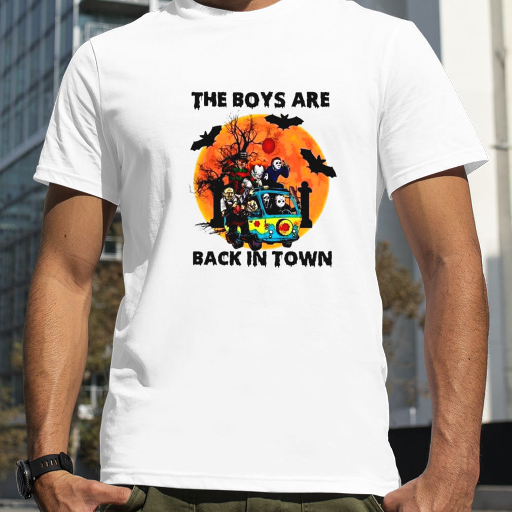Horror movie the boys are back in town Halloween shirt