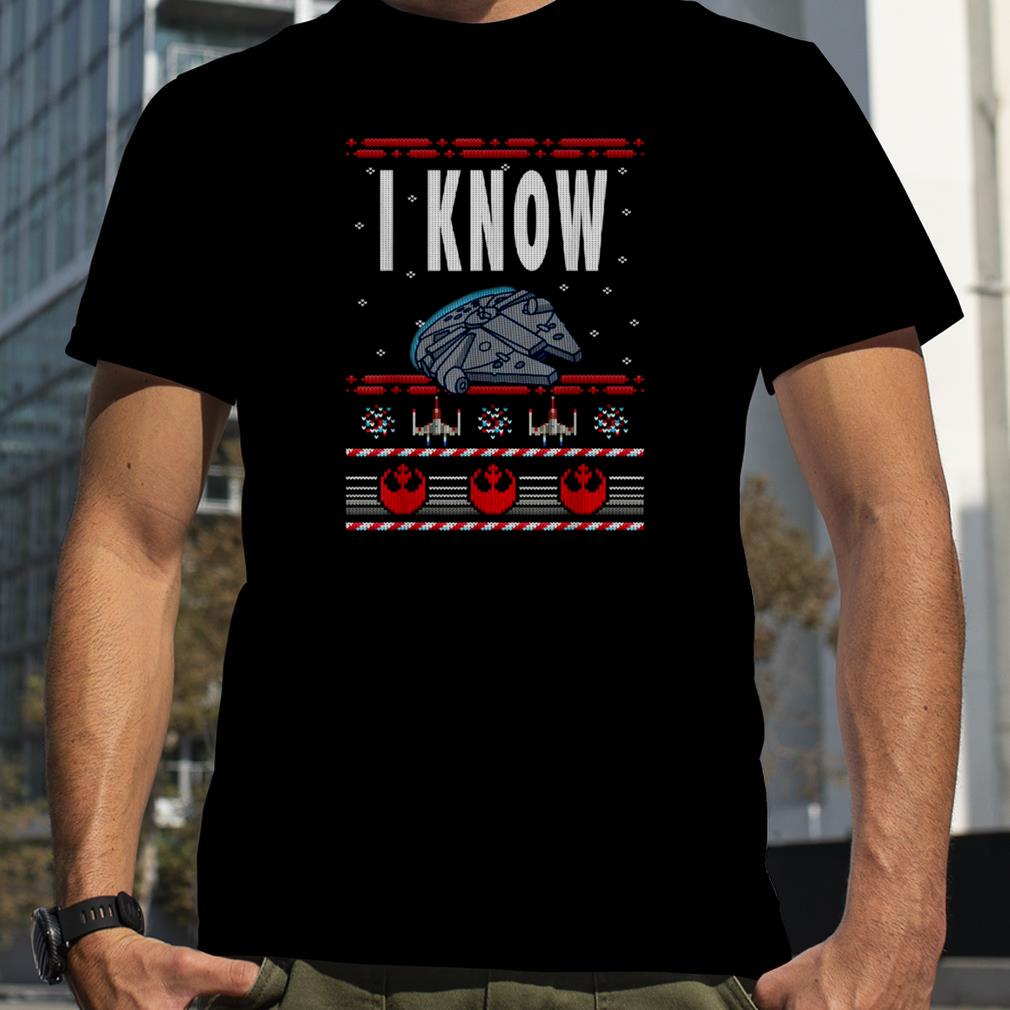 I Know Ugly Christmas Pattern Star Wars shirt