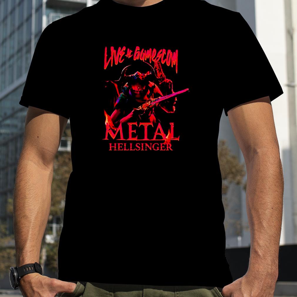 Iconic Portrait Design Metal Hellsinger shirt