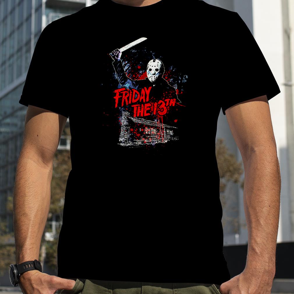 Jason Attacks Friday the 13th T Shirt