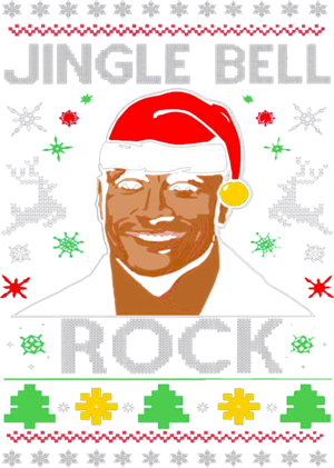 Jingle Bell Rock The Rock Funny Dwayne Johnson shirt
