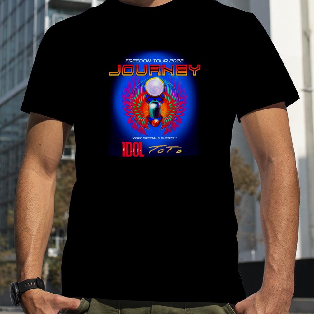 Journey Freedom Tour 2022 with Billy Idol and Toto T shirt