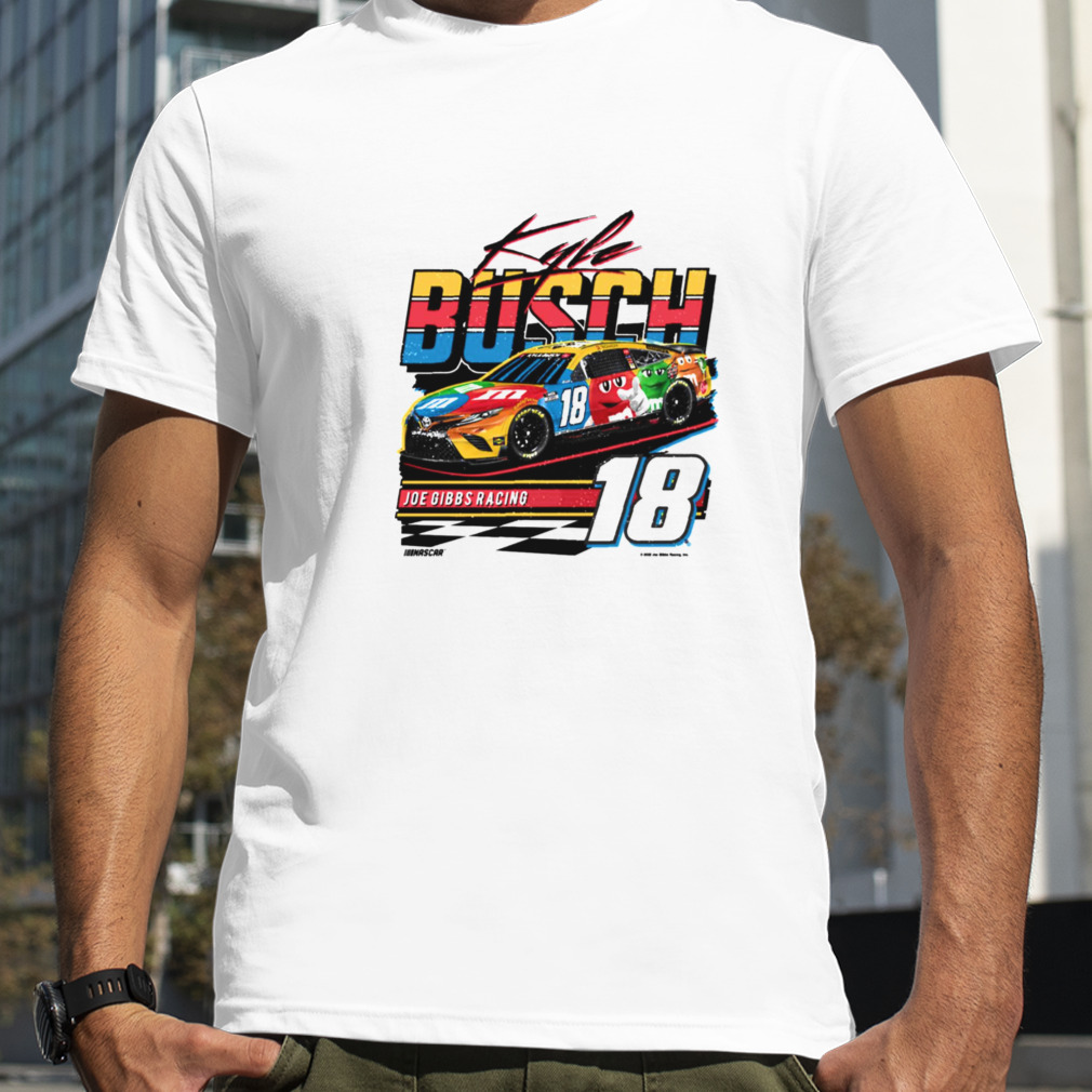 Kyle Busch Joe Gibbs Racing Team Collection M&M’s Wedge shirt