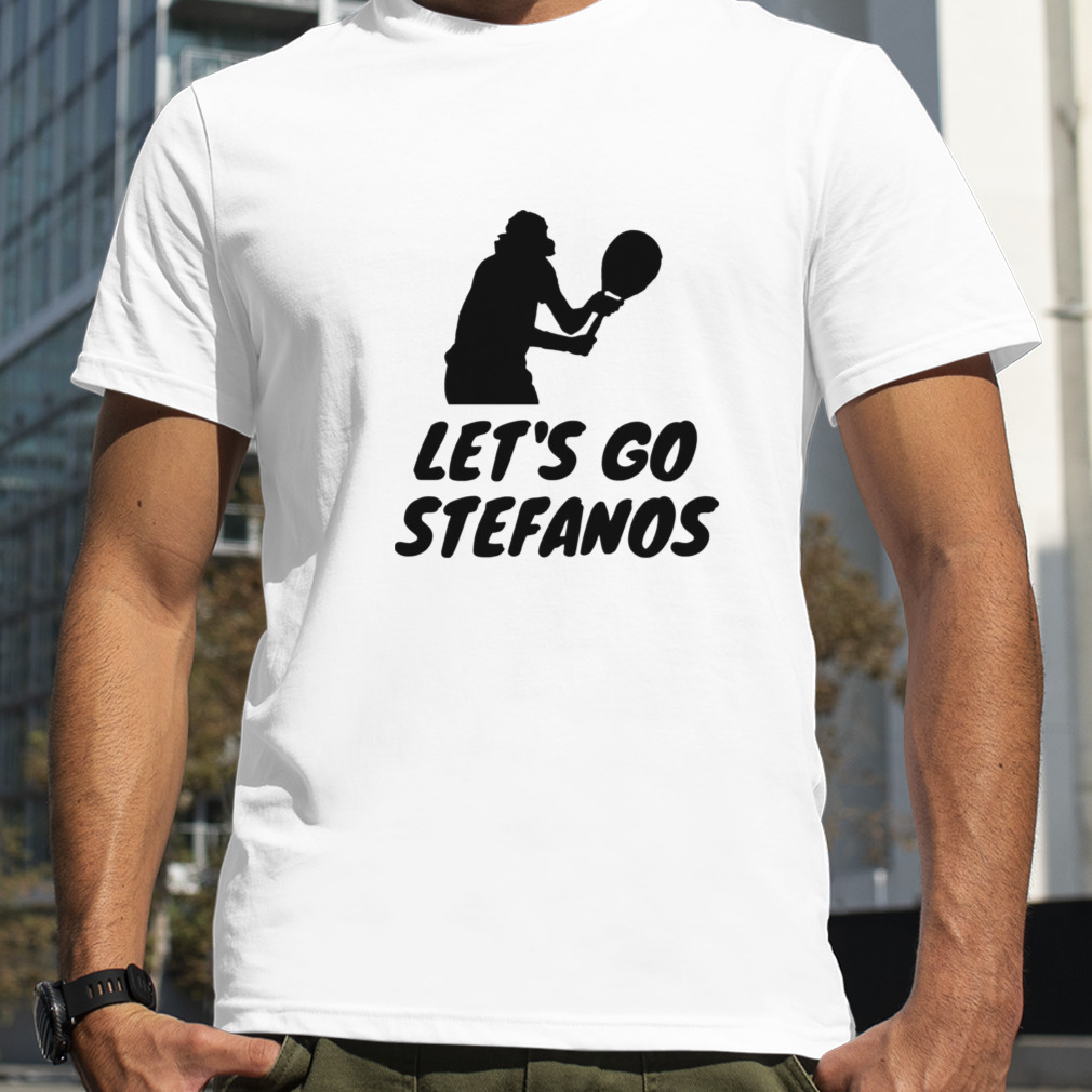 Let’s Go Stefanos Tsitsipas Stefanos Tsitsipas Black Tennis Sport shirt