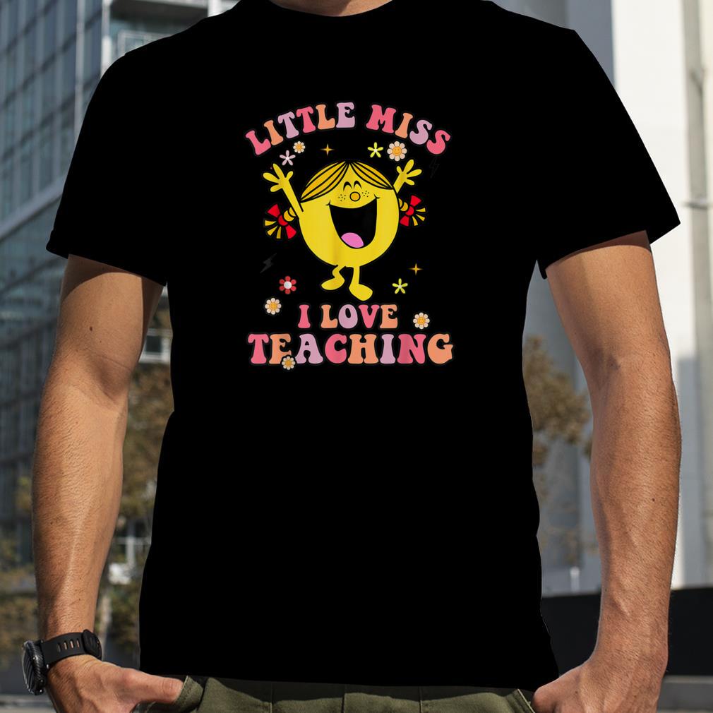 Little Miss I Love Teaching Halloween Toddlers Kids Girls T Shirt