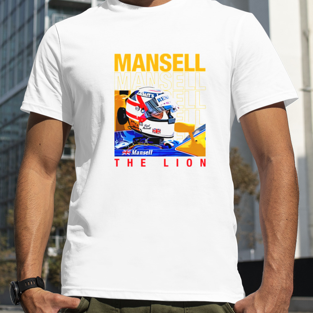 Mansell Helmet The Lion Legend 1992 Formula 1 Nigel Mansell shirt