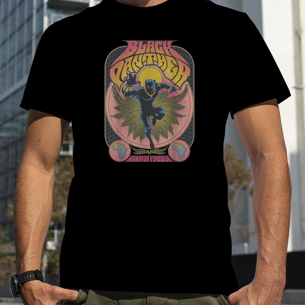 Marvel Black Panther Vintage 70's Poster Style T Shirt