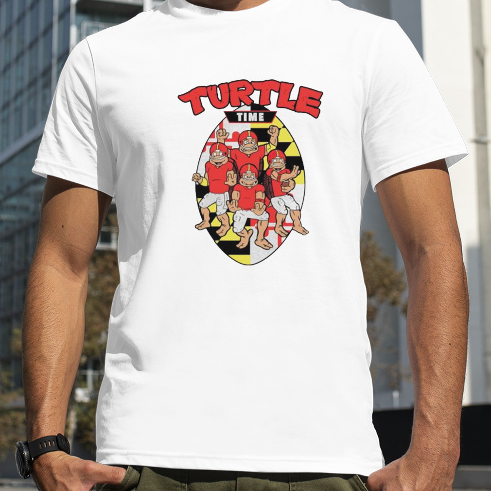 Maryland Terrapins turtle time shirt