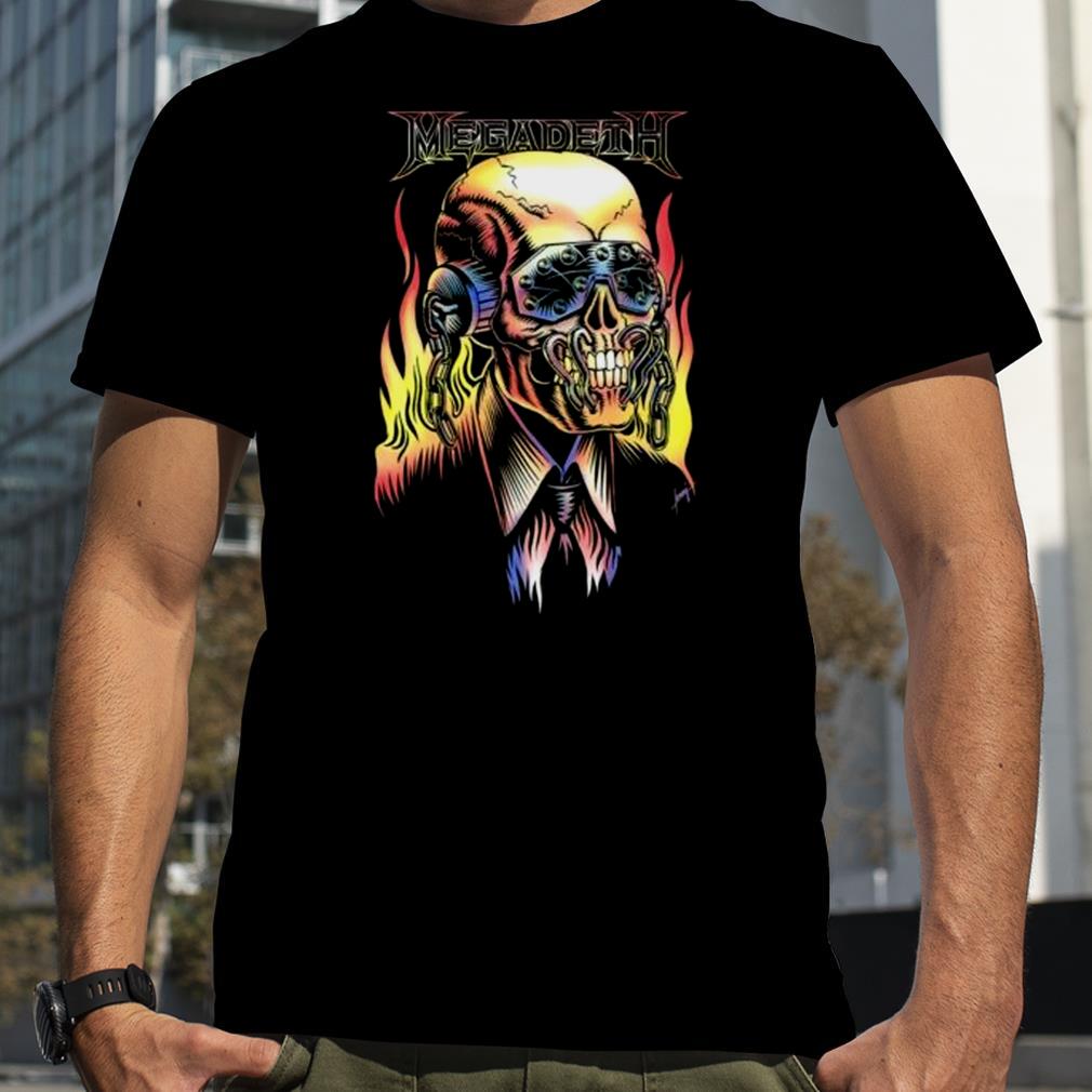 Megadeth Flaming Vic T Shirt