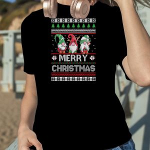 Merry Christmas With Gnomies Ugly Christmas Sweater T Shirt