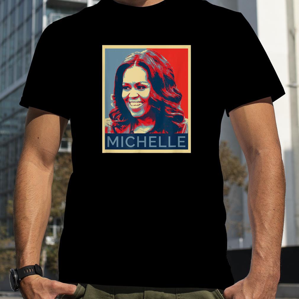Michelle Obama First Lady Portrait T Shirt