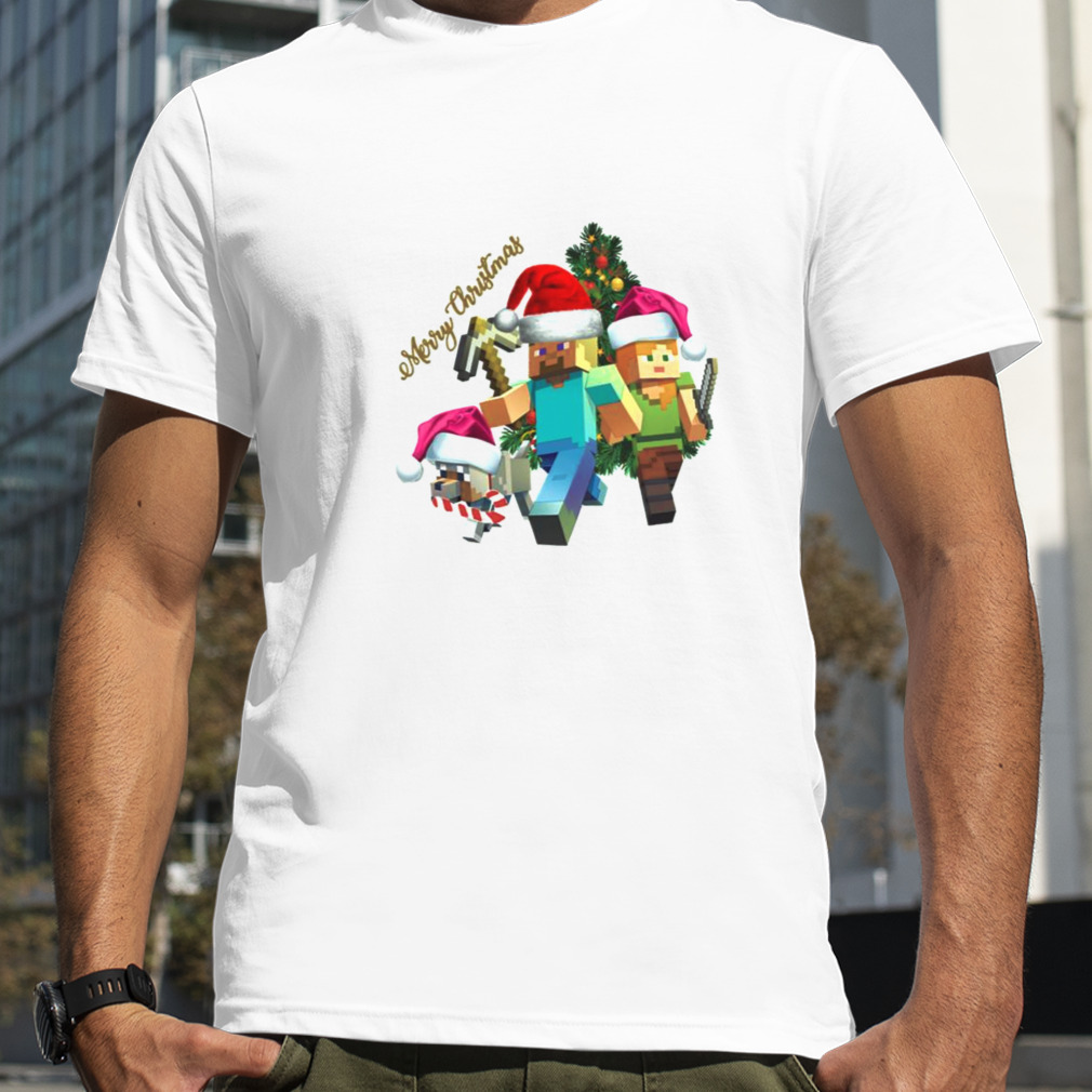 Minecraft Merry Christmas And Happy New Year Roblox shirt
