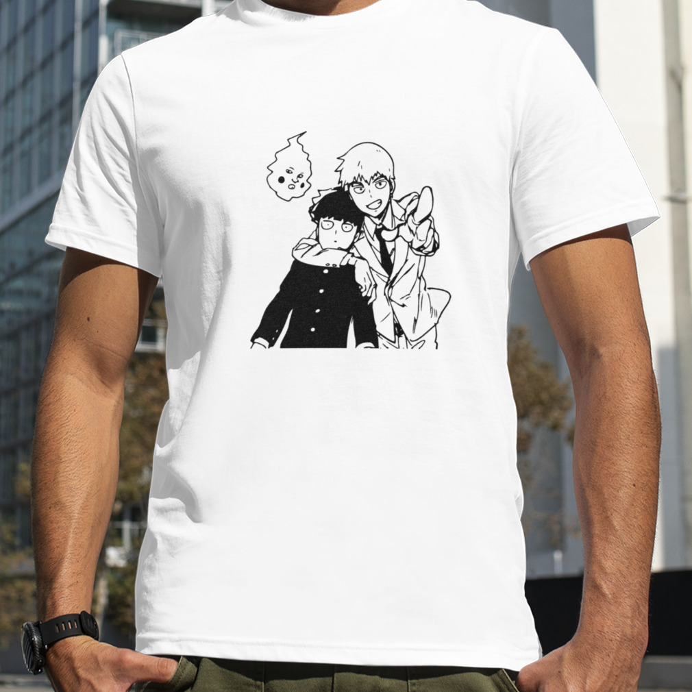 Mob Psycho 100 Mob And Reigen Sketch Gift Anime shirt