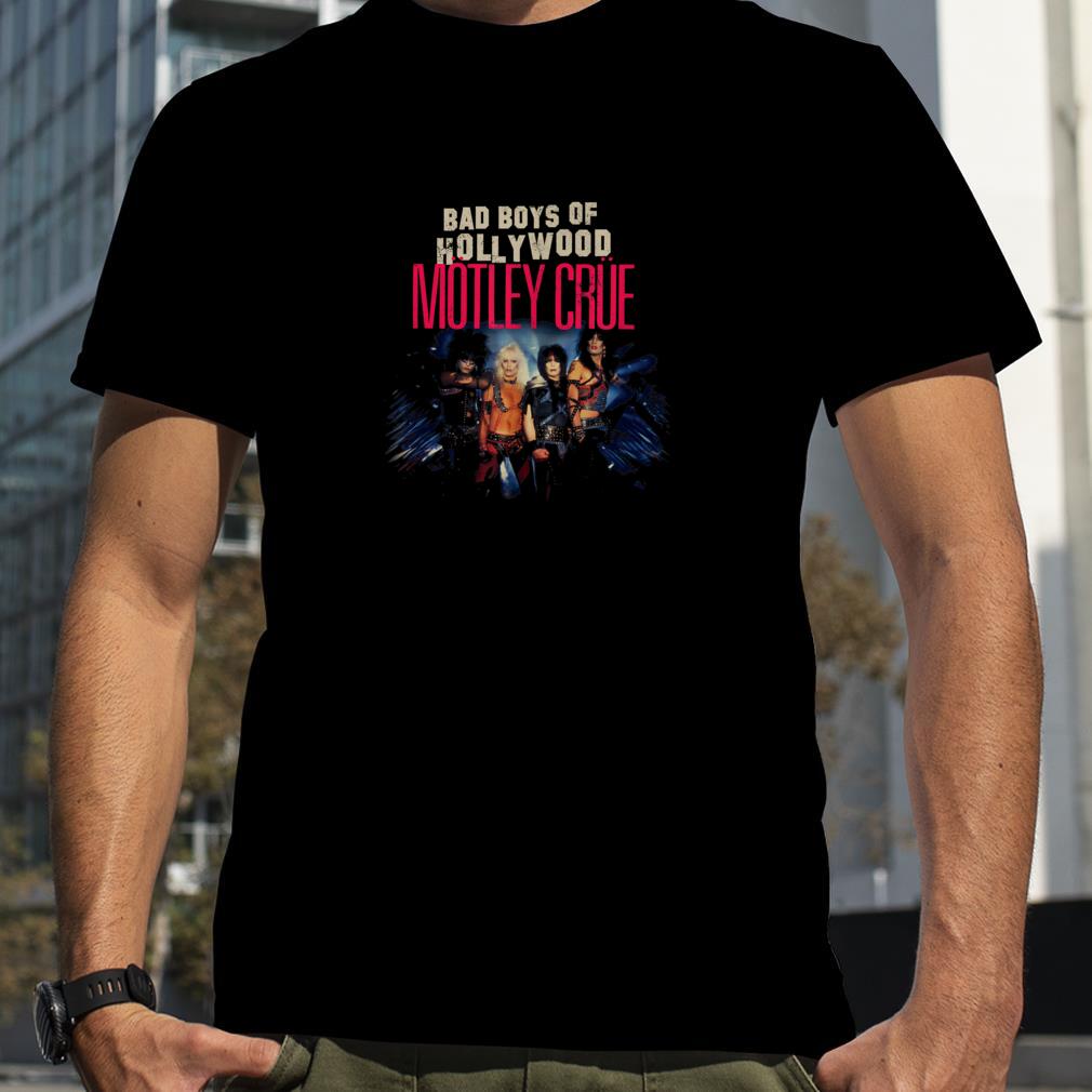 Mötley Crüe   Bad Boys of Hollywood Sign T Shirt