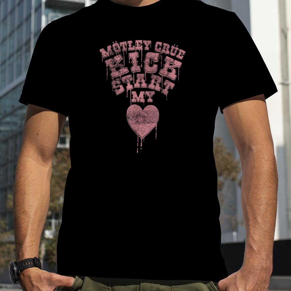Mötley Crüe – Kickstart My Heart Drip Font T Shirt