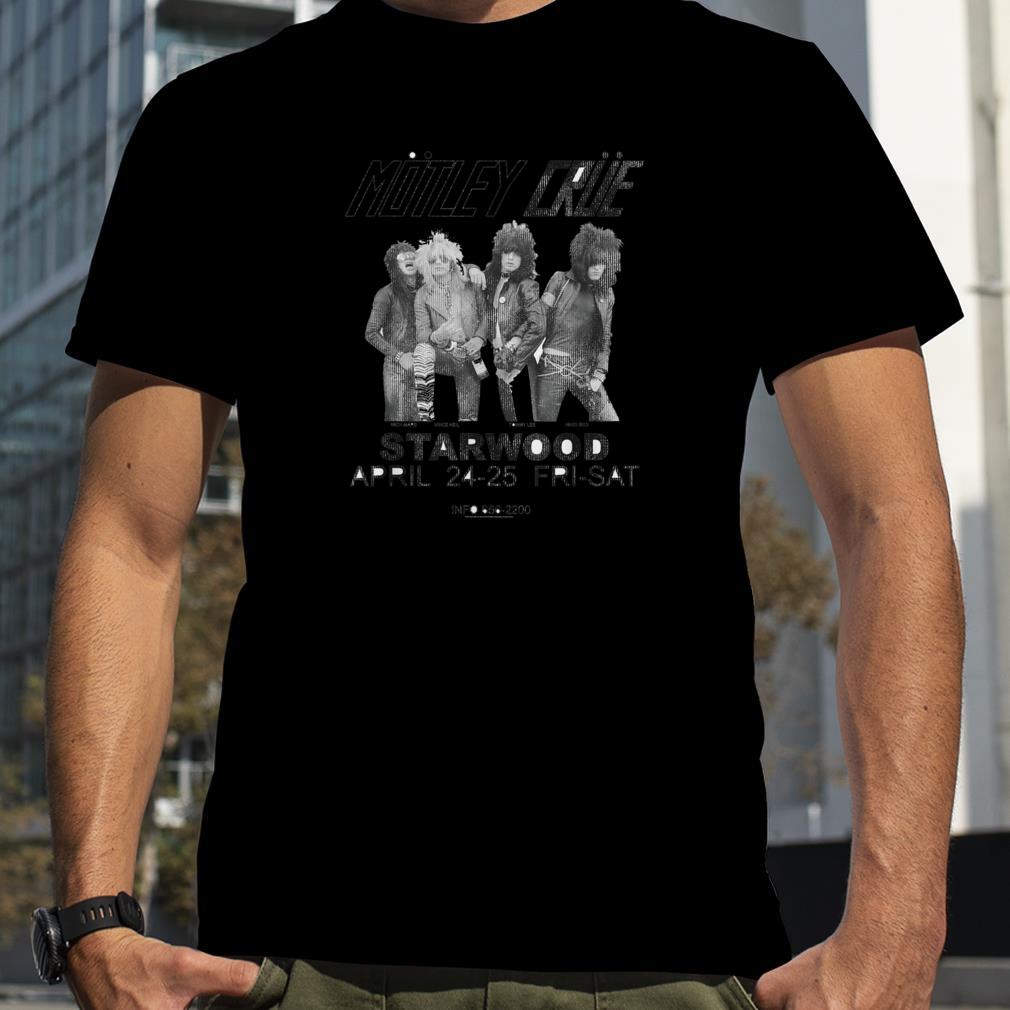 Mötley Crüe – Starwood 1981 T Shirt