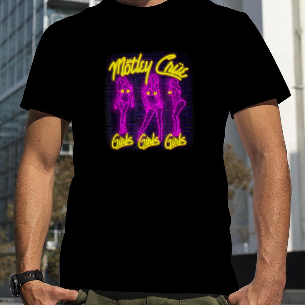Mötley Crüe – Sweet to Eat Neon Girls Girls Girls T Shirt
