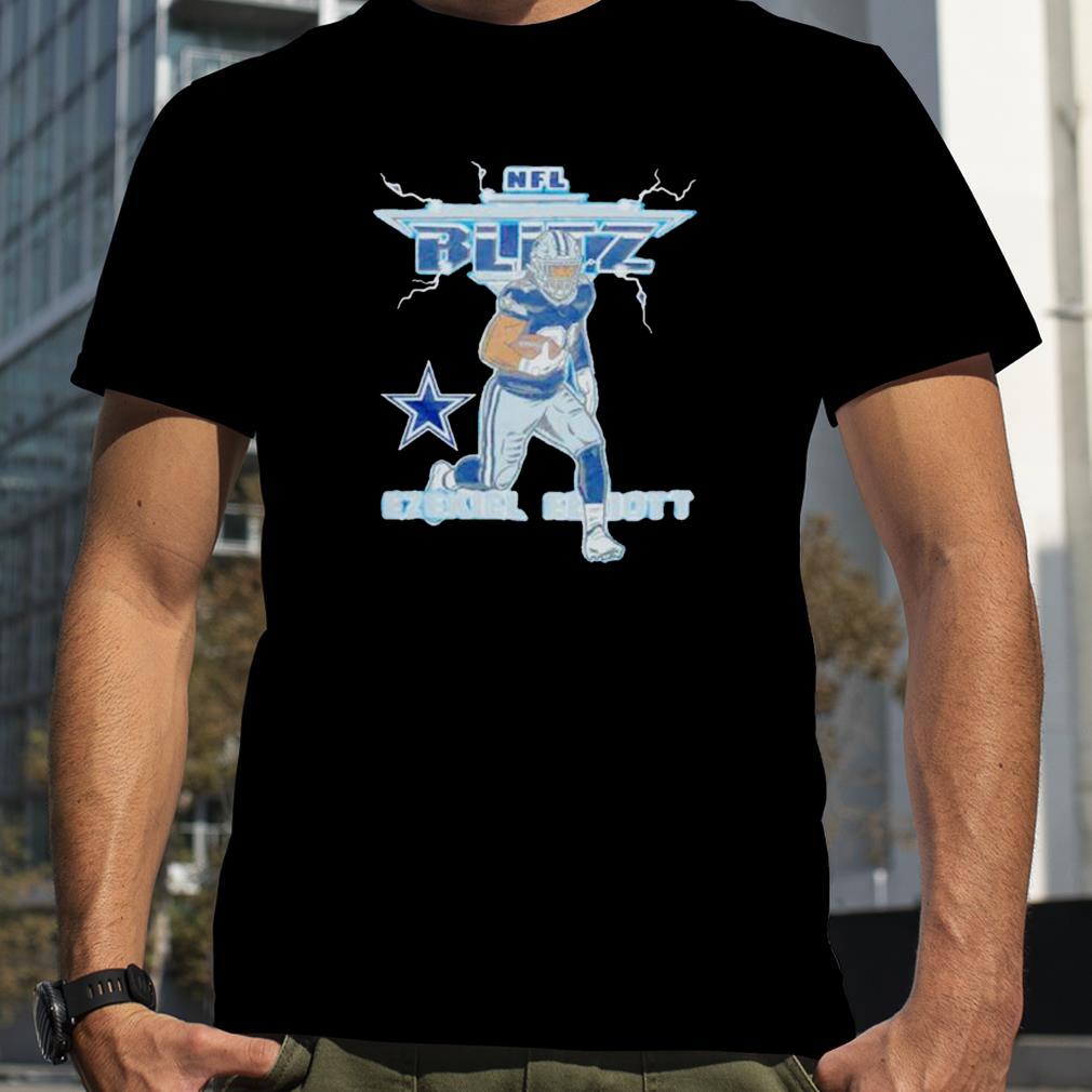 NFL Blitz Cowboys Ezekiel Elliott T shirt