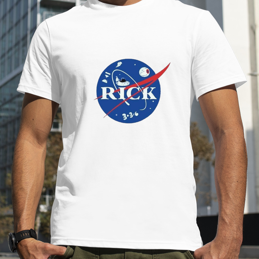 Nasa Logo Rick Op Icon Rick And Morty Cartoon shirt