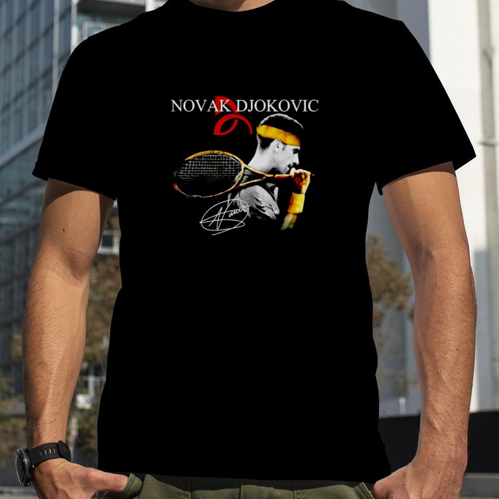 Novak Djokovic signature shirt
