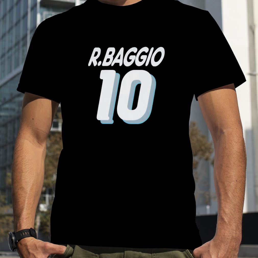 Num Ber 10 Legend Roberto Baggio shirt