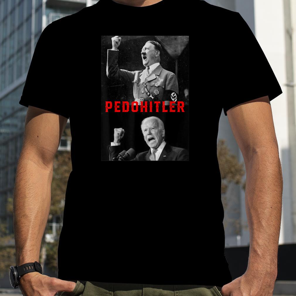 Pedohitler Flag Anti Joe Biden T Shirt