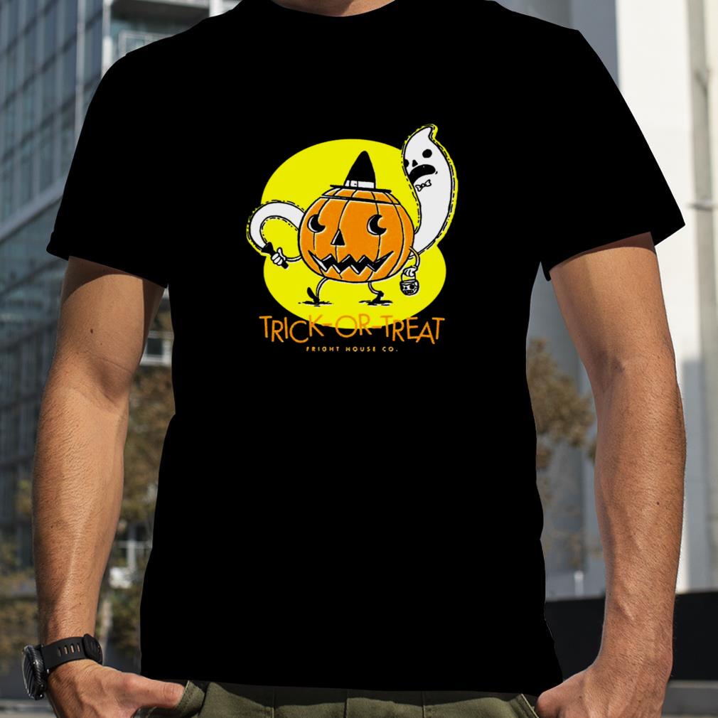 Playing With Ghost Trickortreat Pumpkin & Ghost  shirt