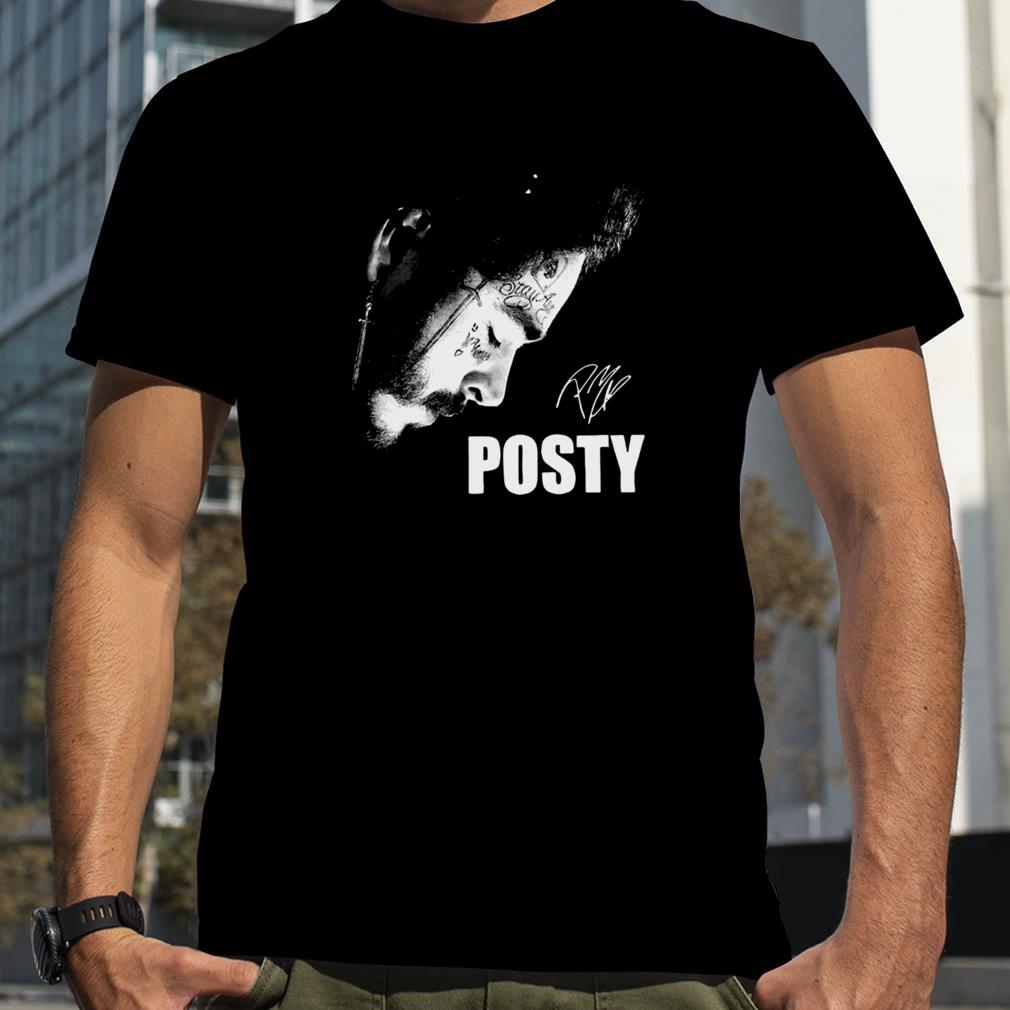 Posty Post Malone Signed Vintage shirt