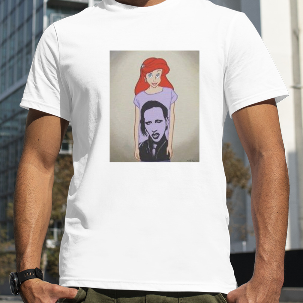 Princess Ariel Marilyn Manson Casual shirt