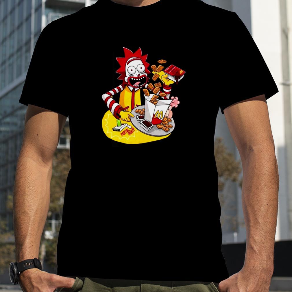 Rick Donalds Rick And Morty X McDonalds shirt