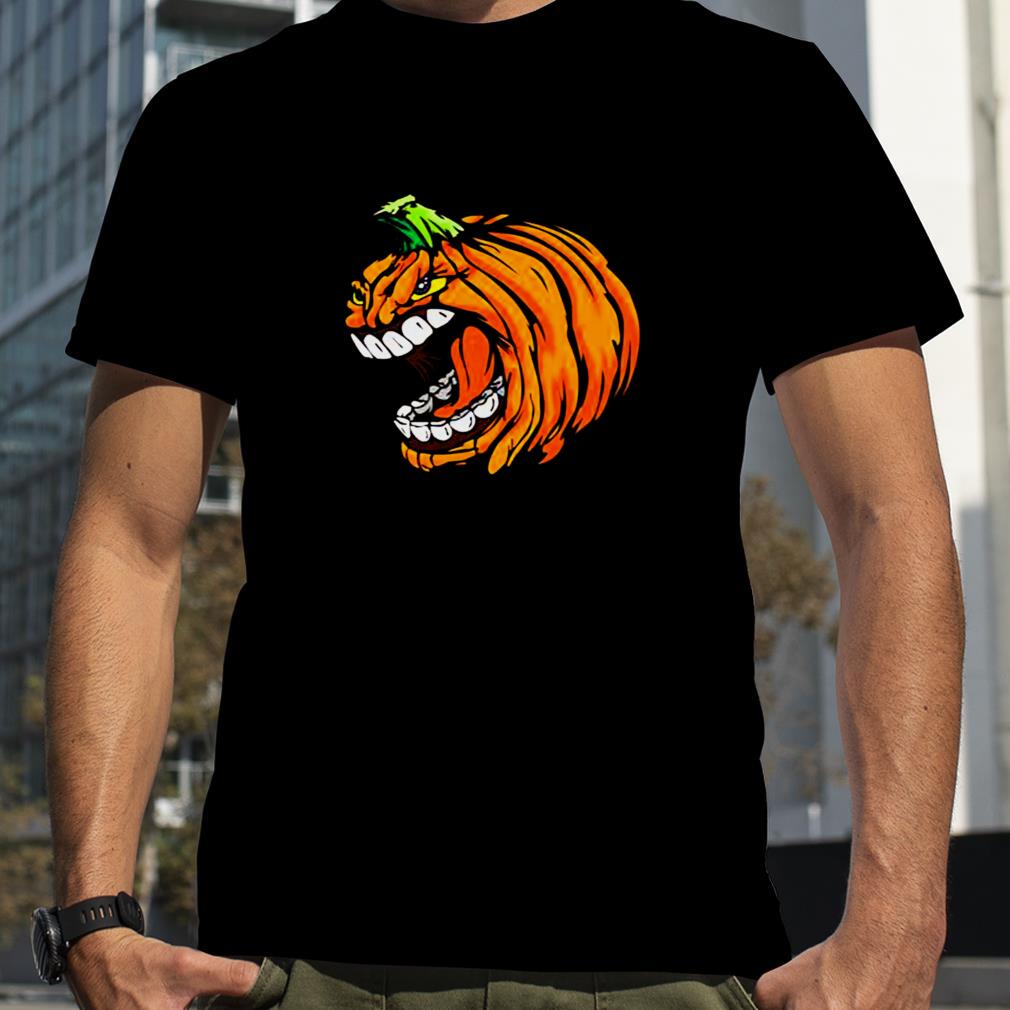 Scary Pumpkin Head Day Halloween Illustration shirt