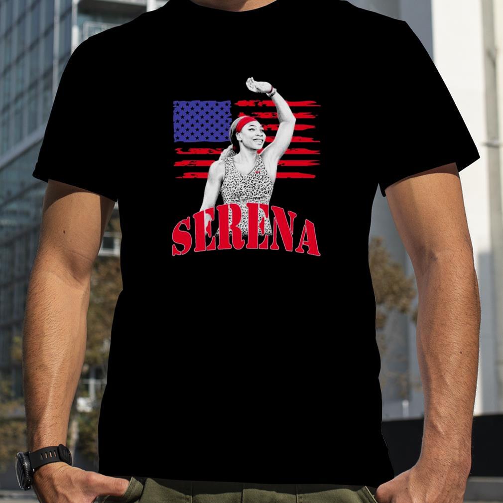 Serena Williams Retirement With USA Flag Shirt