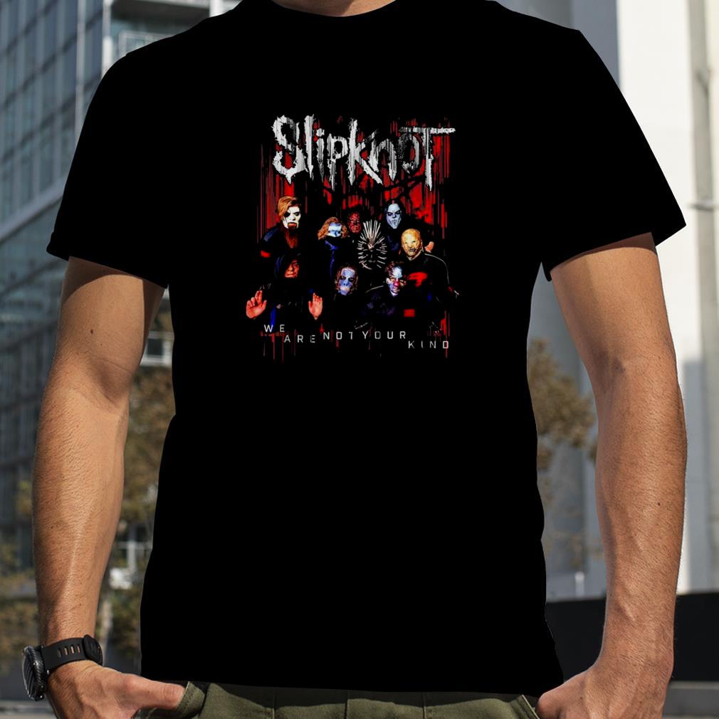 Slipknot We Are Not Your Kind Red Group Halloween shirt