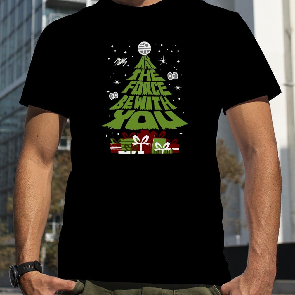 Star Wars Force Be With You Christmas Tree shirt