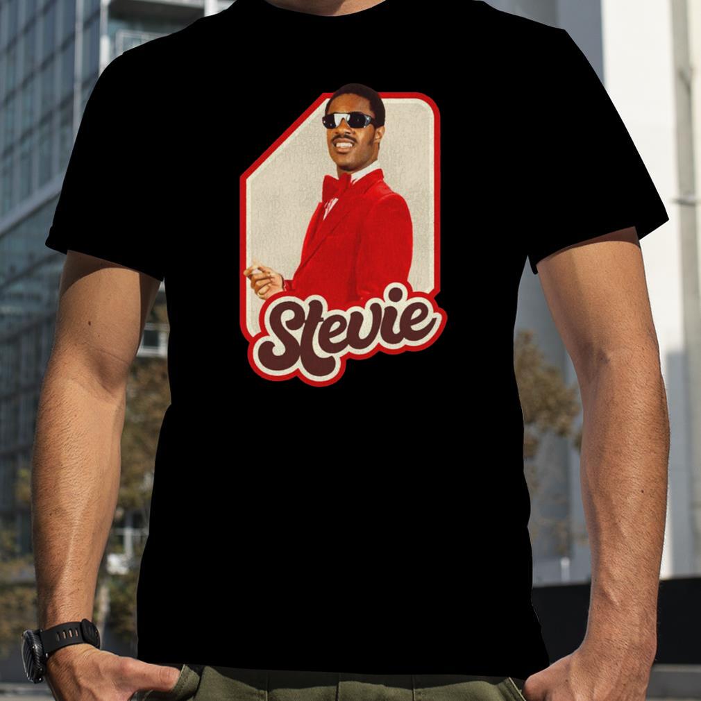 Stevie Wonder Stevie 70s Distressed Fade shirt