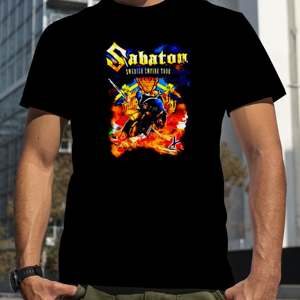 Swedish Empire Tour Sabaton Rock Band shirt