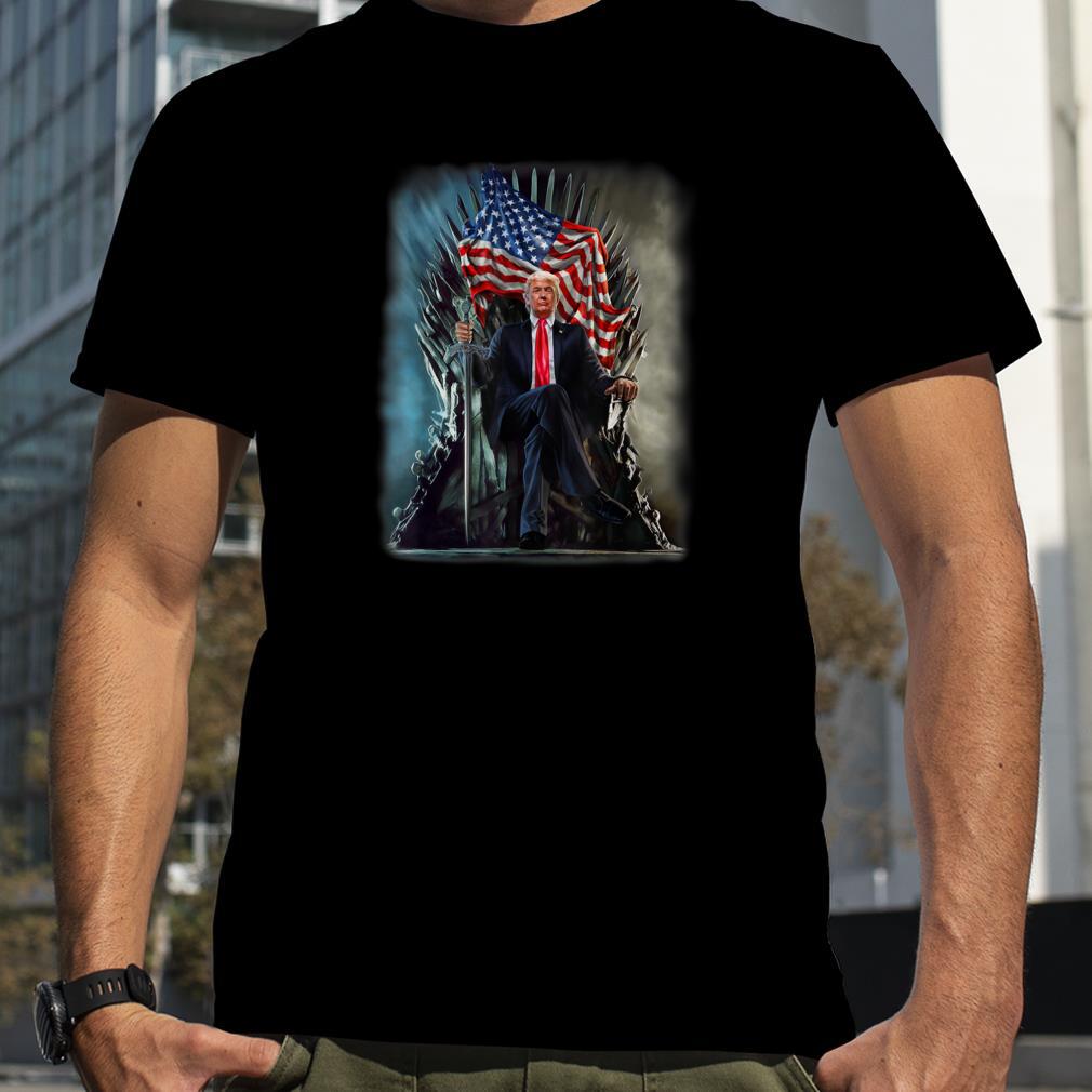 T Shirt, President Donald Trump on United States Throne