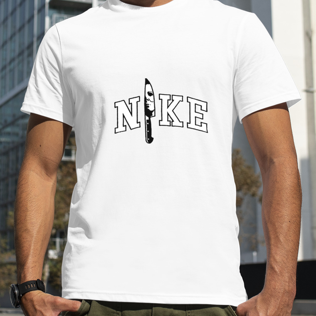 The Knife Michael Myers Nike Logo Halloween shirt