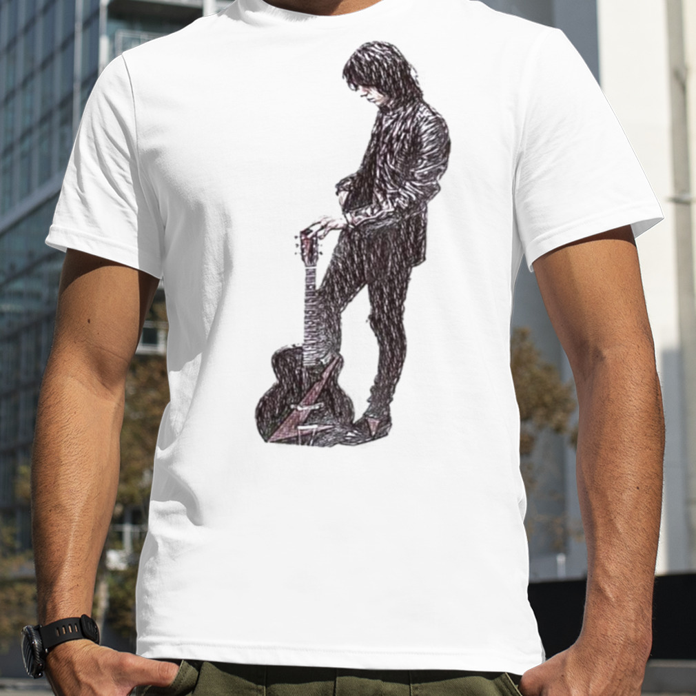 The Legend Portrait Julian Casablancas With Guitar shirt