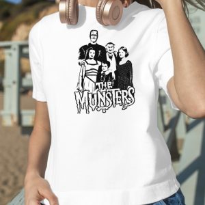 The Munsters Family Black And White Art shirt