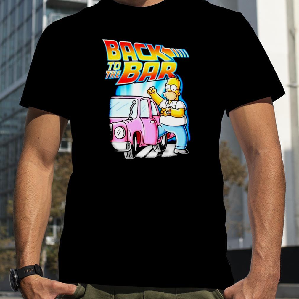 The Simpsons back to the bar shirt