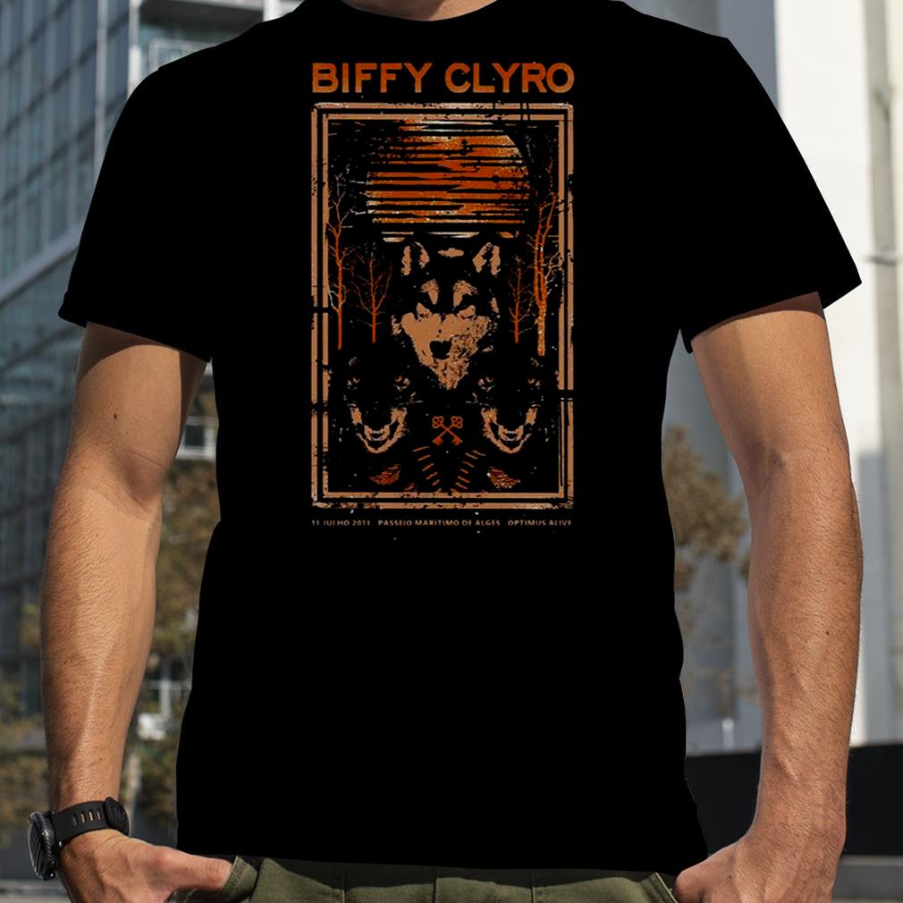 The Three Wolves Biffy Clyro Concert 2022 shirt