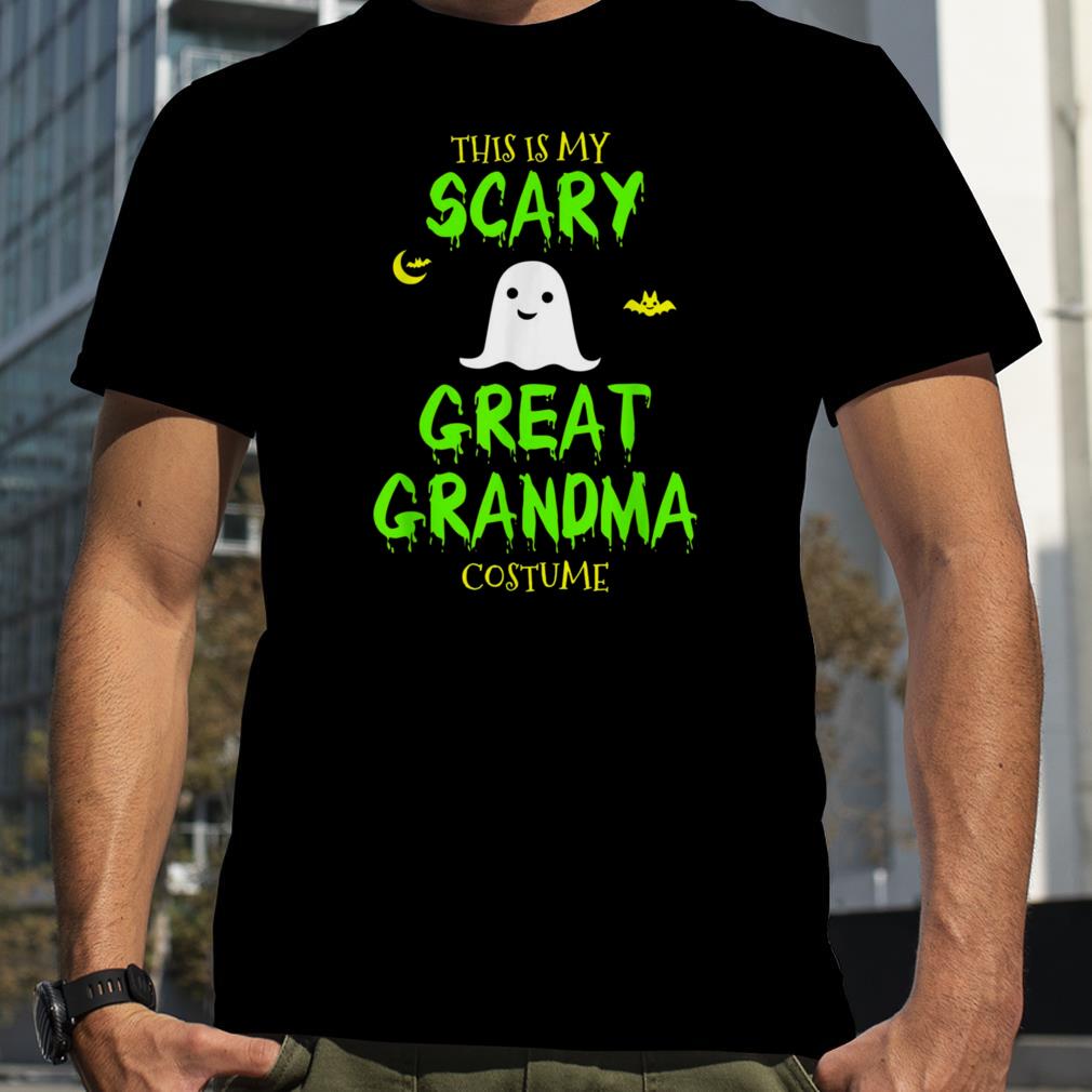 This Is My Scary Great Grandma Costume Halloween Lazy Easy Grandma Halloween T Shirt