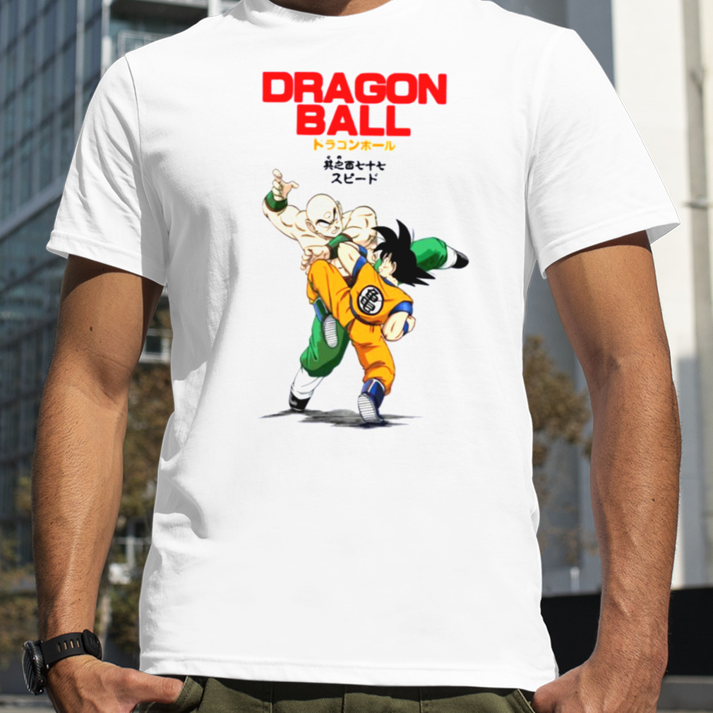 Tien Shinhan Vs Son Goku Dragon Ball Manga Cover shirt