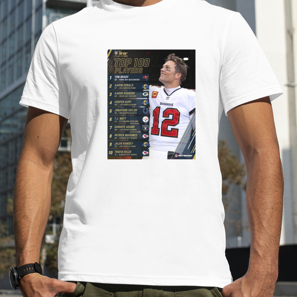Top 10 Players NFL In The 2022 NFL Top 100 Shirt