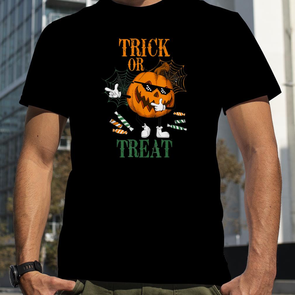 Trick Or Treat Funny Pumpkins Dancing Halloween Costume T Shirt