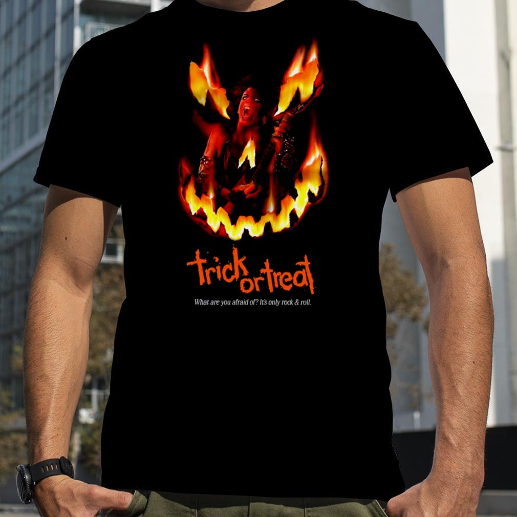 Trick Or Treat What Are You Afraid Of It’s Only Rock & Roll Halloween shirt