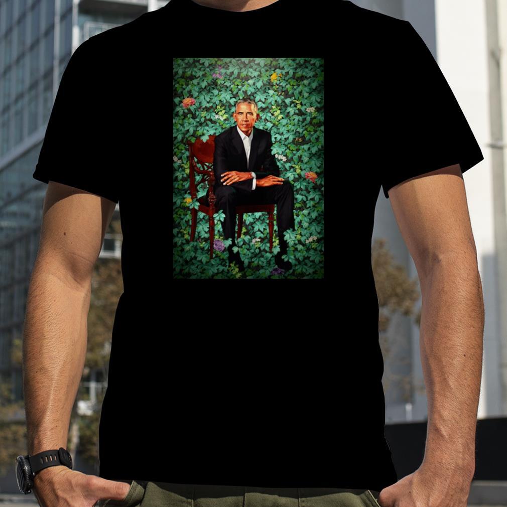Unframed President Barack Obama Smithsonians National Portrait shirt