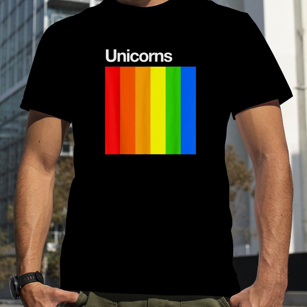 Unicorns Colors College University Alumni T Shirt
