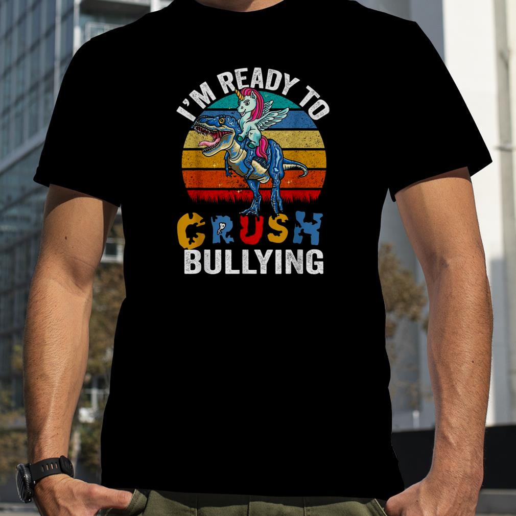 Unity Day Orange Kids Stop Bullying Unicorn Trex Boys Anti Bullying T Shirt